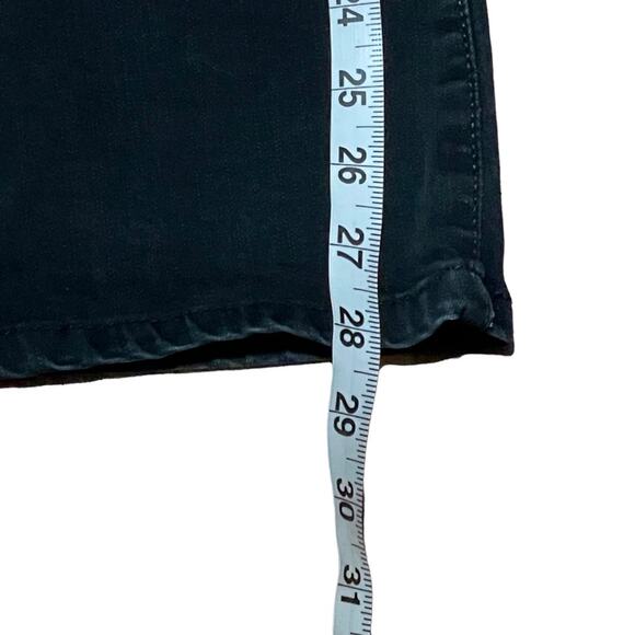 Levi’s Perfectly Slimming 512 Boot Cut Black Jeans 12 Short 28” inseam - Picture 9 of 14